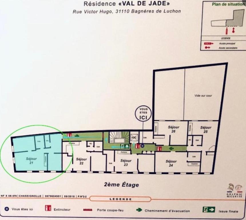 Bagnères de Luchon, Résidence Val de Jade, Beau T3 meublé, plein centre, pour 4 ou 6 personnes Esterno foto